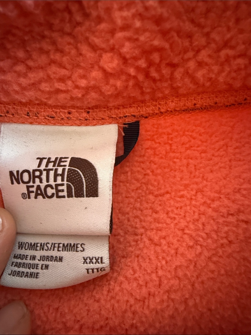 NorthFace - Colorblock Sherpa Fleece Pullover - Coral & Blush - 3XL - woman - Picture 2 of 12